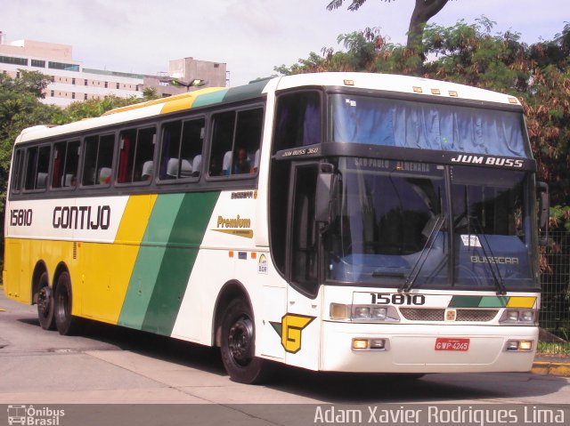 Empresa Gontijo de Transportes 15810 na cidade de São Paulo, São Paulo, Brasil, por Adam Xavier Rodrigues Lima. ID da foto: 814763.