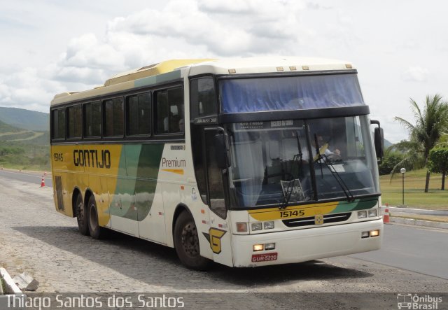 Empresa Gontijo de Transportes 15145 na cidade de Jequié, Bahia, Brasil, por Thiago Santos. ID da foto: 817387.