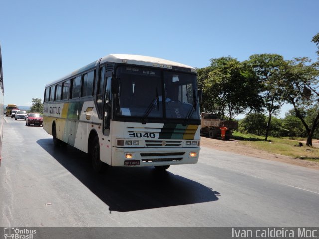 Empresa Gontijo de Transportes 3040 na cidade de Francisco Sá, Minas Gerais, Brasil, por Ivan Caldeira Moc. ID da foto: 817261.