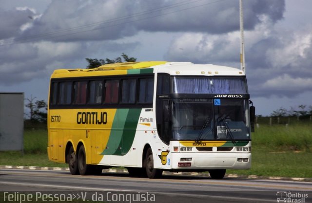 Empresa Gontijo de Transportes 15770 na cidade de Vitória da Conquista, Bahia, Brasil, por Felipe Pessoa de Albuquerque. ID da foto: 817335.