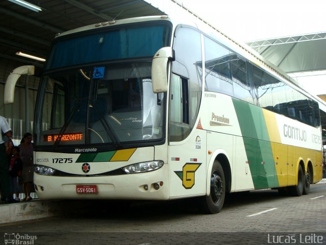 Empresa Gontijo de Transportes 17275 na cidade de Belo Horizonte, Minas Gerais, Brasil, por Lucas Leite. Número da foto: #761605.