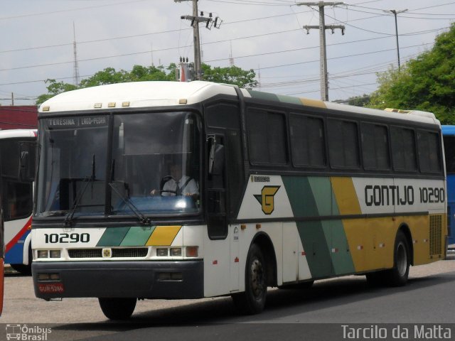 Empresa Gontijo de Transportes 10290 na cidade de Teresina, Piauí, Brasil, por Tarcilo da Matta. Número da foto: #760951.