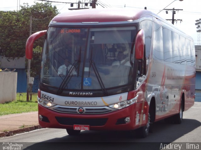 Viação Ouro Branco 16454 na cidade de Londrina, Paraná, Brasil, por Andrey  Lima. Número da foto: #760679.
