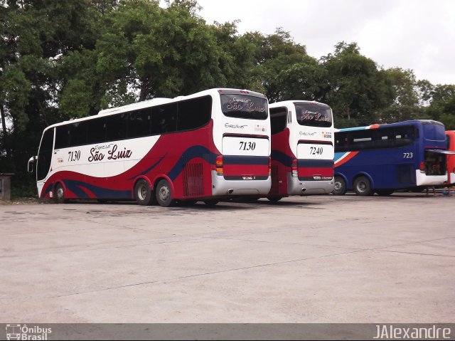 Expresso São Luiz 7130 na cidade de Recife, Pernambuco, Brasil, por Jefferson Alexandre. Número da foto: #761630.