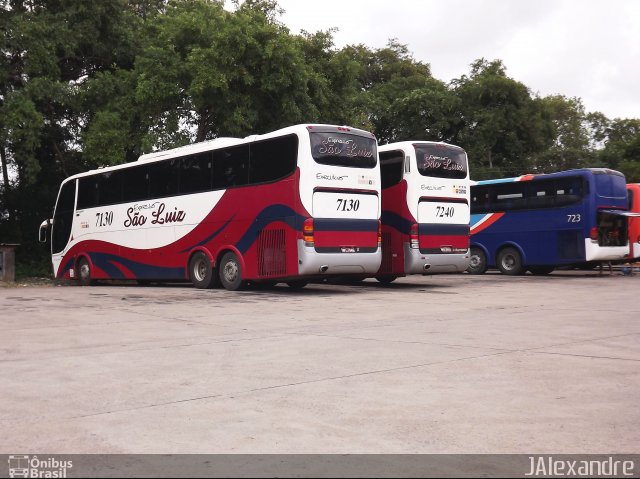 Expresso São Luiz 7130 na cidade de Recife, Pernambuco, Brasil, por Jefferson Alexandre. ID da foto: 761630.