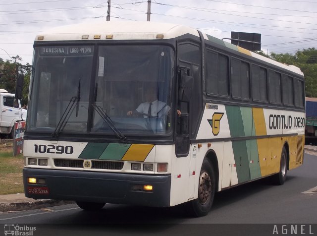 Empresa Gontijo de Transportes 10290 na cidade de Teresina, Piauí, Brasil, por Agnel Gomes. Número da foto: #762128.