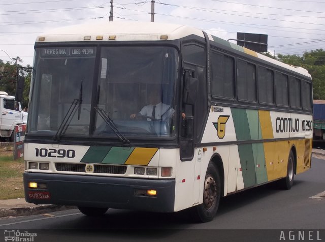 Empresa Gontijo de Transportes 10290 na cidade de Teresina, Piauí, Brasil, por Agnel Gomes. ID da foto: 762128.