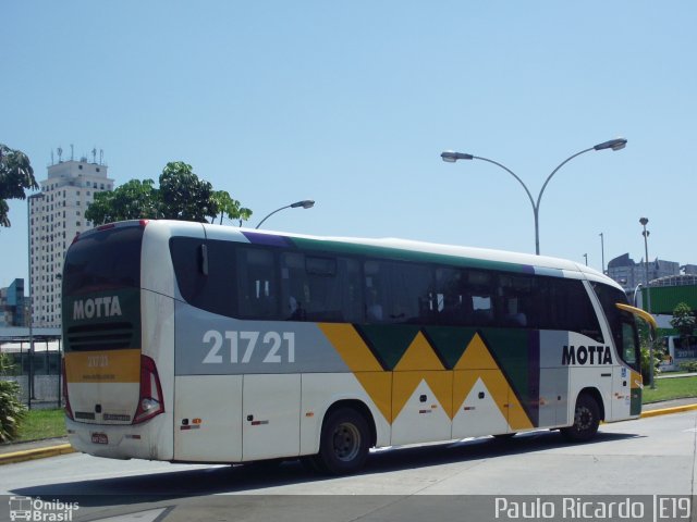 Viação Motta 21721 na cidade de São Paulo, São Paulo, Brasil, por Paulo Ricardo. ID da foto: 761841.