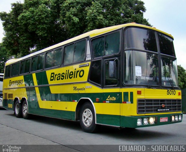 Expresso Brasileiro 5010 na cidade de São Paulo, São Paulo, Brasil, por EDUARDO - SOROCABUS. ID da foto: 761883.