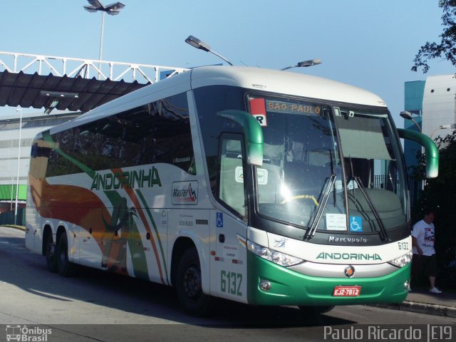 Empresa de Transportes Andorinha 6132 na cidade de São Paulo, São Paulo, Brasil, por Paulo Ricardo. Número da foto: #761820.
