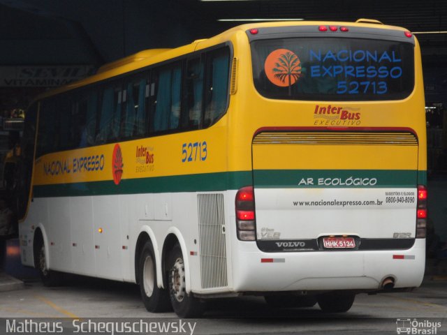 Nacional Expresso 52713 na cidade de Santos, São Paulo, Brasil, por Matheus  Scheguschewsky. Número da foto: #819275.