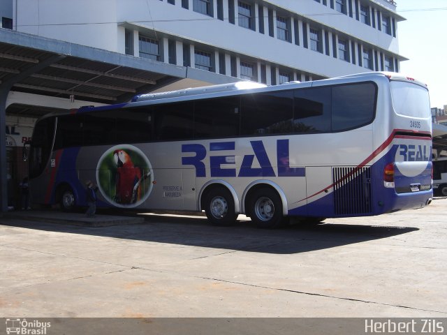 Real Transporte e Turismo 24505 na cidade de Ijuí, Rio Grande do Sul, Brasil, por Herbert Zils. ID da foto: 818601.