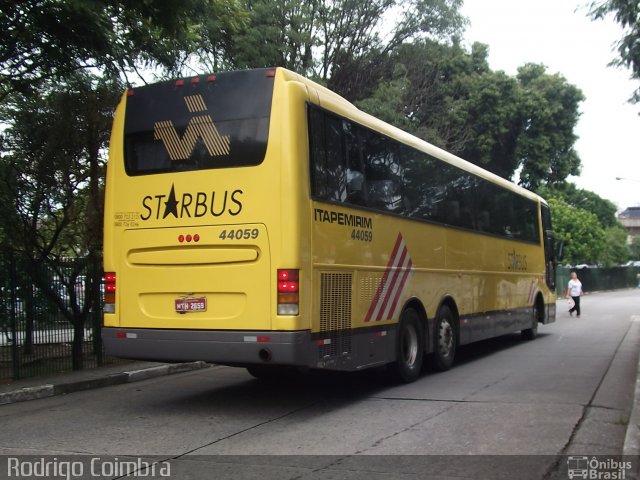 Viação Itapemirim 44059 na cidade de São Paulo, São Paulo, Brasil, por Rodrigo Coimbra. Número da foto: #819592.