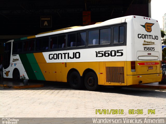 Empresa Gontijo de Transportes 15605 na cidade de Coronel Fabriciano, Minas Gerais, Brasil, por Wanderson Vinícius Amorim. Número da foto: #819630.