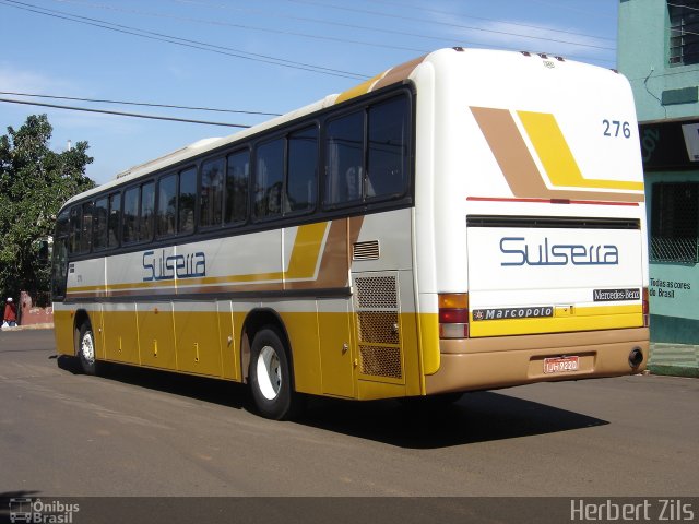 Sulserra Transportes e Turismo 276 na cidade de Ijuí, Rio Grande do Sul, Brasil, por Herbert Zils. Número da foto: #818624.