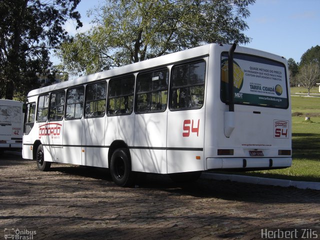 Gabardo Transportes 54 na cidade de Santa Maria, Rio Grande do Sul, Brasil, por Herbert Zils. Número da foto: #820823.