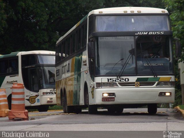 Empresa Gontijo de Transportes 15220 na cidade de São Paulo, São Paulo, Brasil, por Rodrigo Coimbra. ID da foto: 821586.