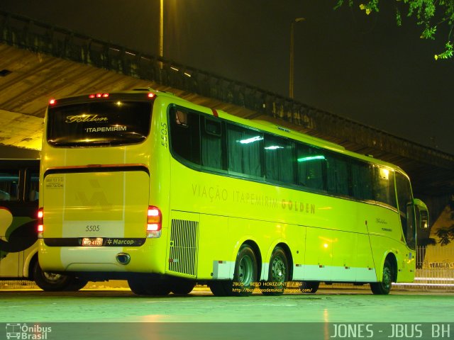 Viação Itapemirim 5505 na cidade de Belo Horizonte, Minas Gerais, Brasil, por Jones Bh. Número da foto: #821019.