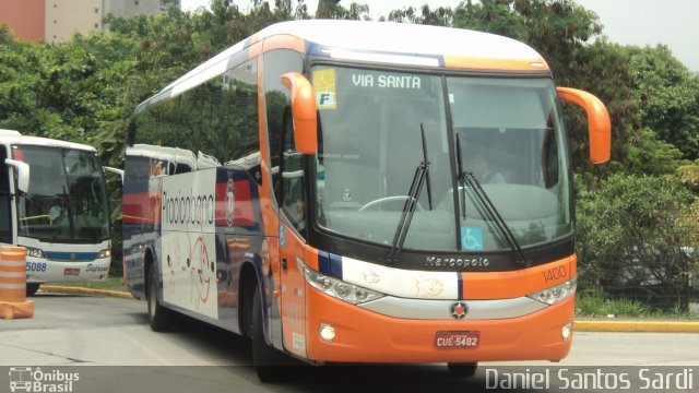 Viação Piracicabana 1400 na cidade de São Paulo, São Paulo, Brasil, por Daniel Santos Sardi. Número da foto: #821440.