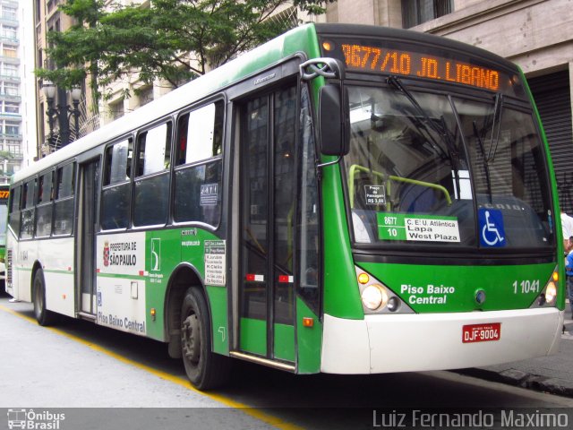 Viação Santa Brígida 1 1041 na cidade de São Paulo, São Paulo, Brasil, por Luiz Fernando Maximo. ID da foto: 822129.