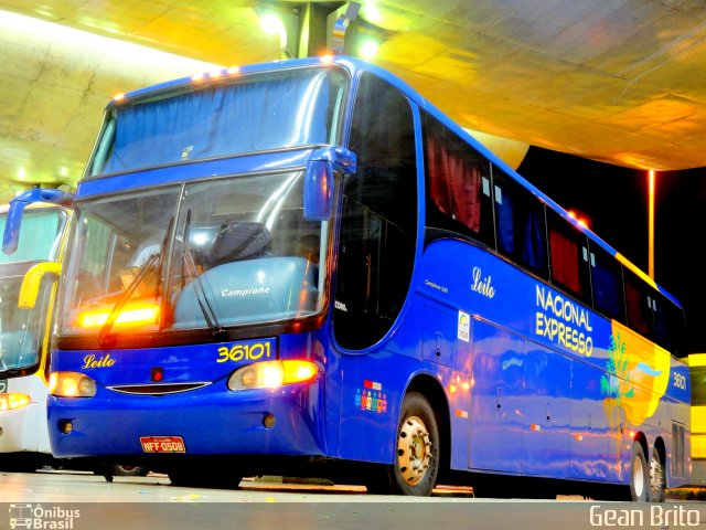 Nacional Expresso 36101 na cidade de Uberlândia, Minas Gerais, Brasil, por Gean Brito. Número da foto: #762693.