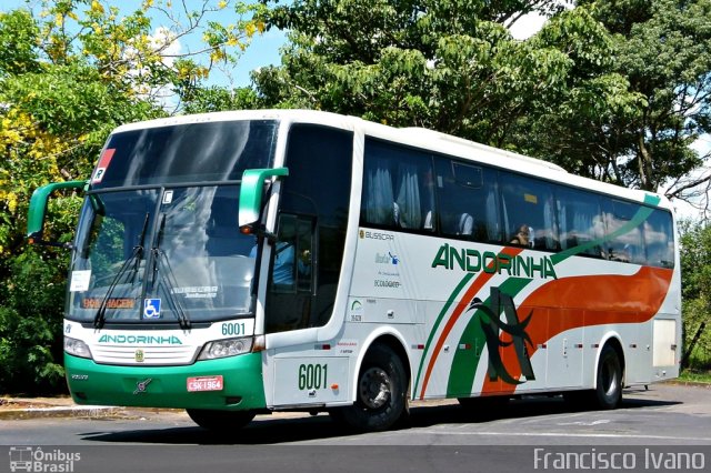 Empresa de Transportes Andorinha 6001 na cidade de Assis, São Paulo, Brasil, por Francisco Ivano. Número da foto: #764043.
