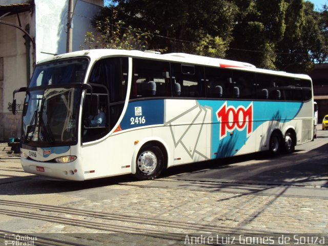 Auto Viação 1001 2416 na cidade de Rio de Janeiro, Rio de Janeiro, Brasil, por André Luiz Gomes de Souza. ID da foto: 764455.