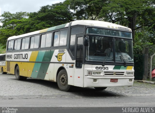 Empresa Gontijo de Transportes 8890 na cidade de Belo Horizonte, Minas Gerais, Brasil, por Sergio Alves. ID da foto: 763621.