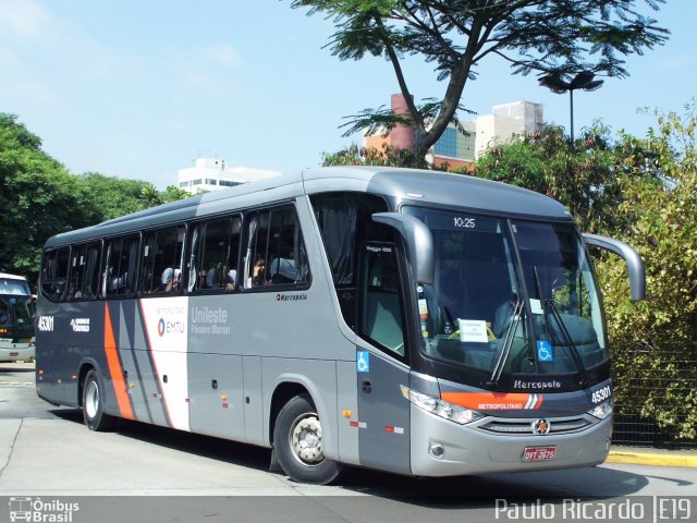 Empresa de Ônibus Pássaro Marron 45301 na cidade de São Paulo, São Paulo, Brasil, por Paulo Ricardo. ID da foto: 764668.