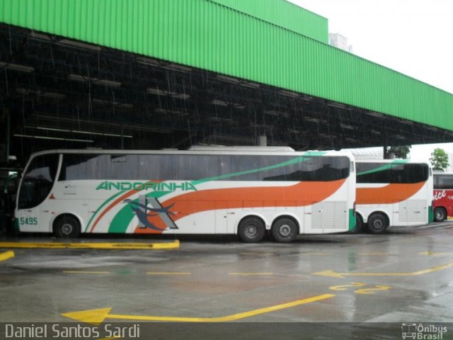 Empresa de Transportes Andorinha 5495 na cidade de São Paulo, São Paulo, Brasil, por Daniel Santos Sardi. Número da foto: #764431.