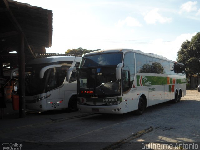 Cia. São Geraldo de Viação 14880 na cidade de Porto Seguro, Bahia, Brasil, por Guilherme Antonio. Número da foto: #763337.