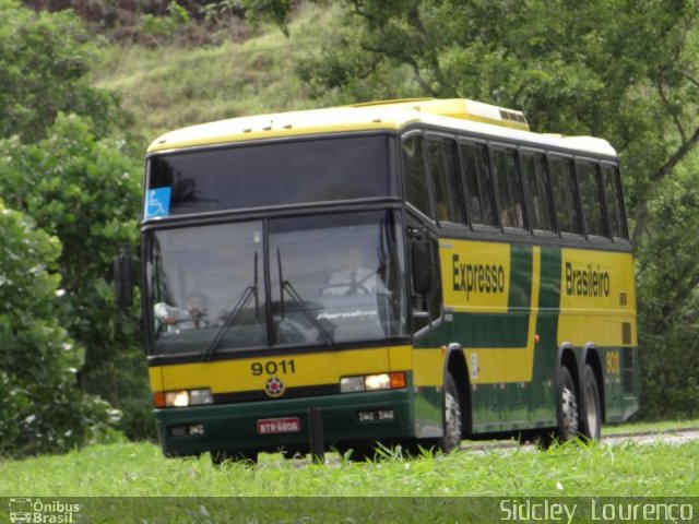 Expresso Brasileiro 9011 na cidade de Piraí, Rio de Janeiro, Brasil, por Sidcley Lourenço. ID da foto: 762854.