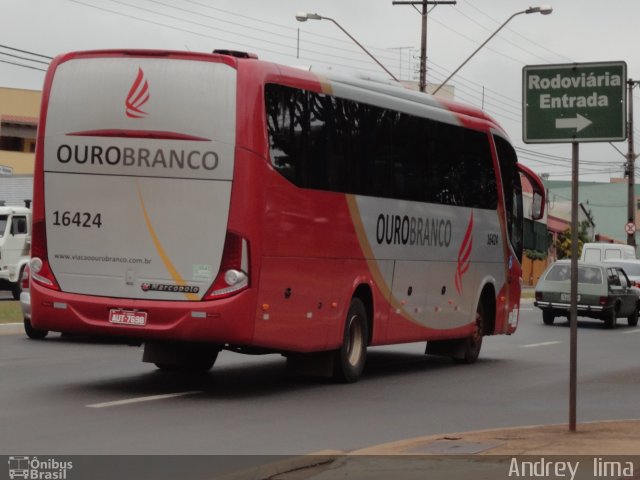 Viação Ouro Branco 16424 na cidade de Londrina, Paraná, Brasil, por Andrey  Lima. Número da foto: #765491.