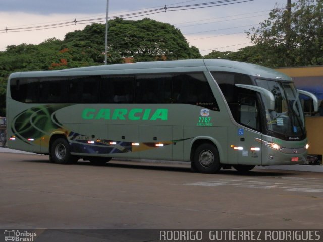 Viação Garcia 7787 na cidade de Maringá, Paraná, Brasil, por Rodrigo  Gutierrez Rodrigues. Número da foto: #766253.