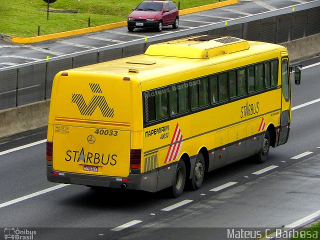 Viação Itapemirim 40033 na cidade de Aparecida, São Paulo, Brasil, por Mateus C. Barbosa. ID da foto: 766690.