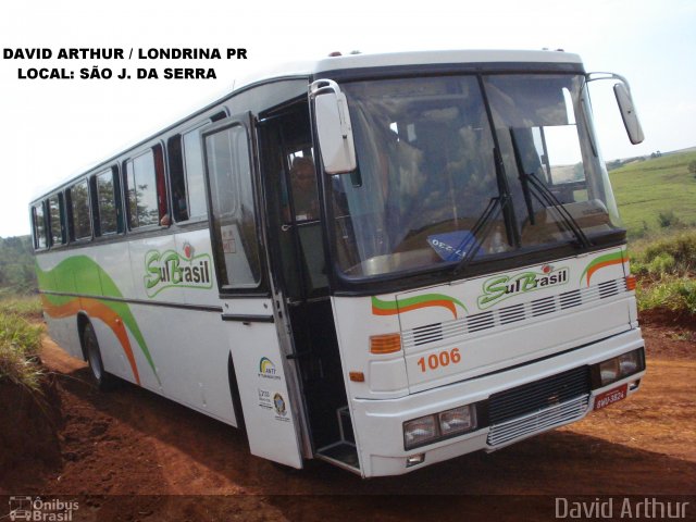 Sul Brasil Transportes Turísticos 1006 na cidade de São Jerônimo da Serra, Paraná, Brasil, por David Arthur. ID da foto: 765899.