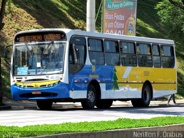 Viação Cidade de Caieiras 05317 na cidade de Caieiras, São Paulo, Brasil, por Nerilton F.  ônibus. Número da foto: #766344.