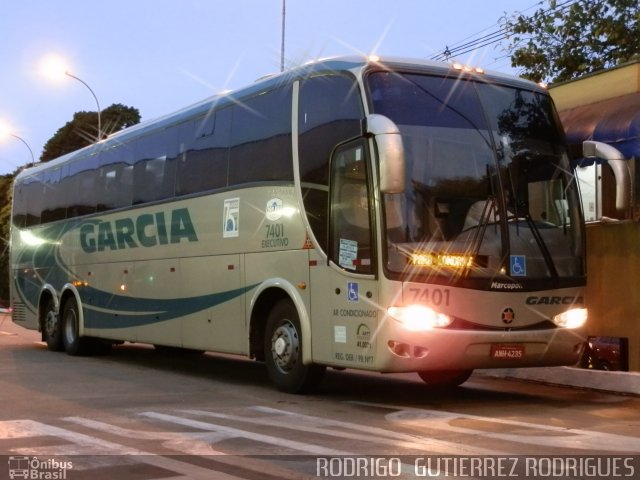 Viação Garcia 7401 na cidade de Maringá, Paraná, Brasil, por Rodrigo  Gutierrez Rodrigues. Número da foto: #766275.