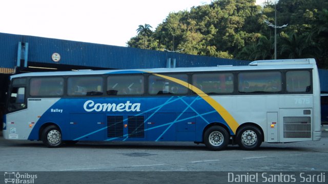 Viação Cometa 7675 na cidade de Santos, São Paulo, Brasil, por Daniel Santos Sardi. Número da foto: #765808.