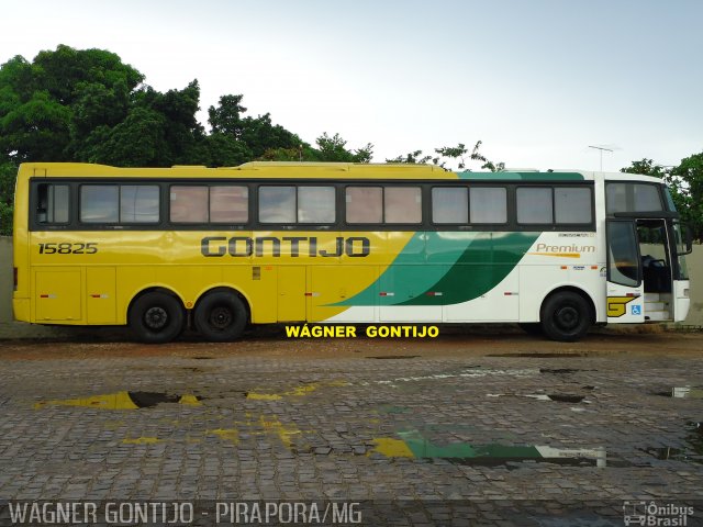 Empresa Gontijo de Transportes 15825 na cidade de Pirapora, Minas Gerais, Brasil, por Wagner Gontijo Várzea da Palma-mg. ID da foto: 765475.