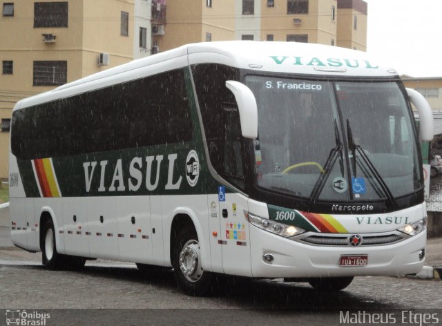 Viasul - Auto Viação Venâncio Aires 1600 na cidade de Santa Maria, Rio Grande do Sul, Brasil, por Matheus Etges. Número da foto: #767746.