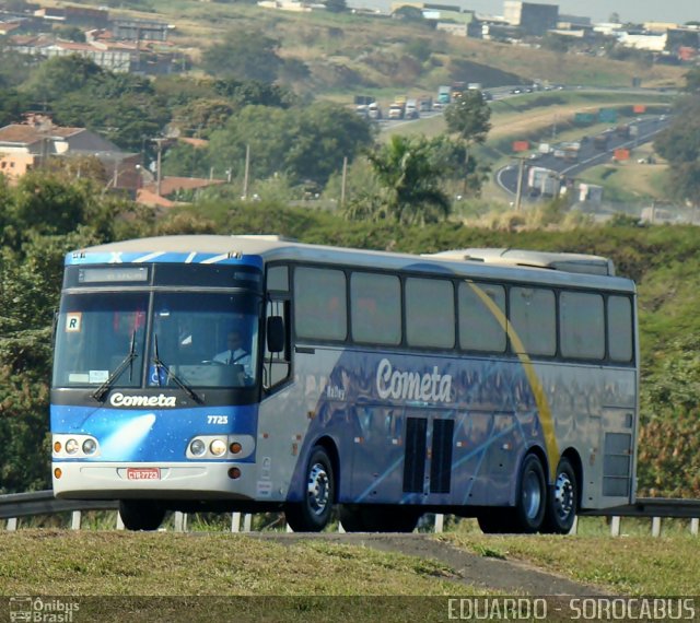 Viação Cometa 7723 na cidade de Campinas, São Paulo, Brasil, por EDUARDO - SOROCABUS. ID da foto: 767090.