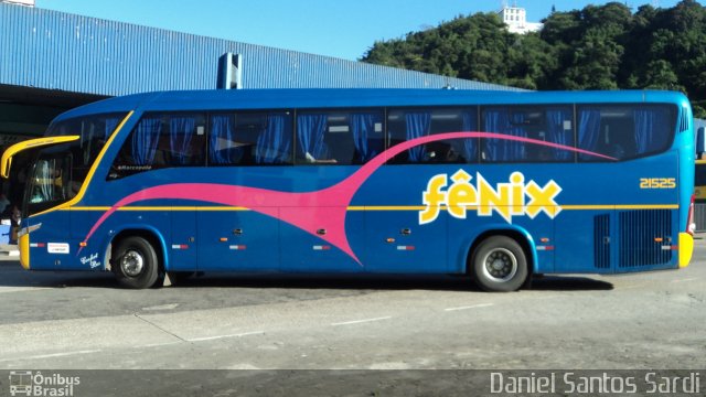 Rápido Expresso Fênix Viação 21525 na cidade de Santos, São Paulo, Brasil, por Daniel Santos Sardi. Número da foto: #766914.