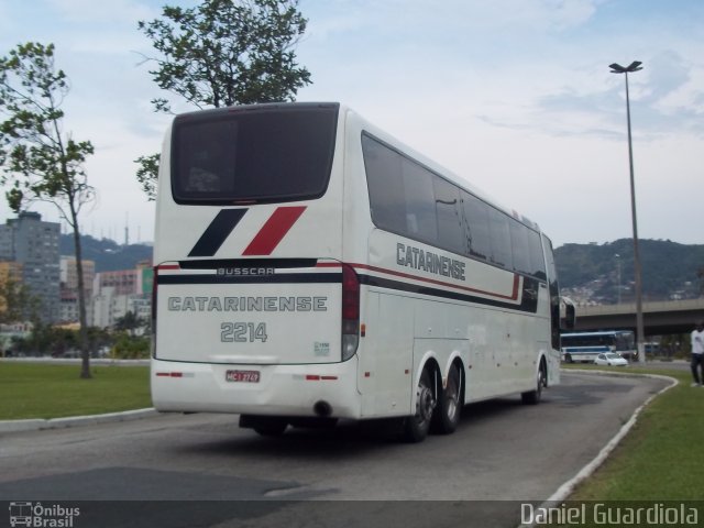 Auto Viação Catarinense 2214 na cidade de Florianópolis, Santa Catarina, Brasil, por Daniel Guardiola. ID da foto: 770247.