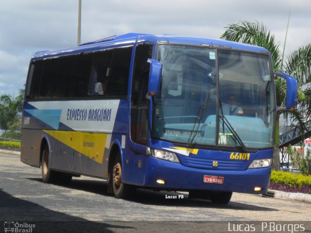 Expresso Araguari 66101 na cidade de Uberlândia, Minas Gerais, Brasil, por Lucas Borges . Número da foto: #770263.