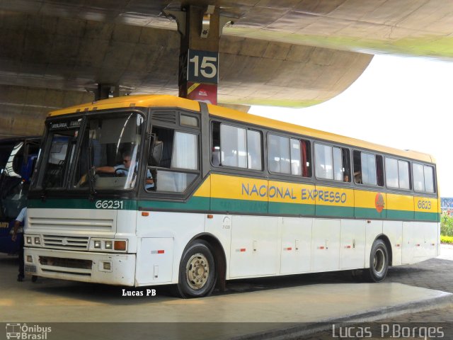 Nacional Expresso 66231 na cidade de Uberlândia, Minas Gerais, Brasil, por Lucas Borges . Número da foto: #770337.