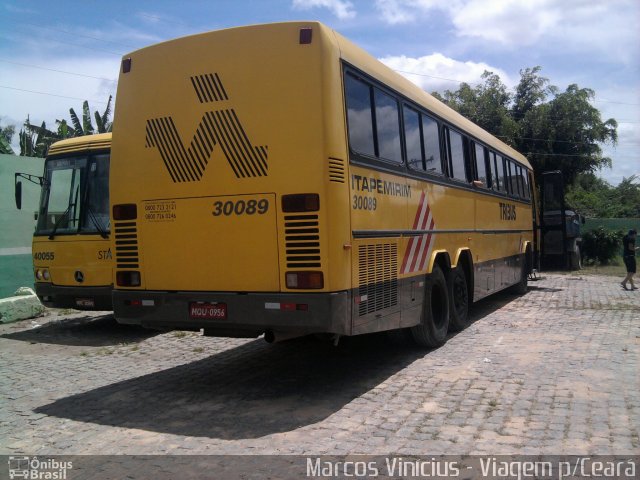 Viação Itapemirim 30089 na cidade de Poções, Bahia, Brasil, por Marcos Vinícius. Número da foto: #769005.