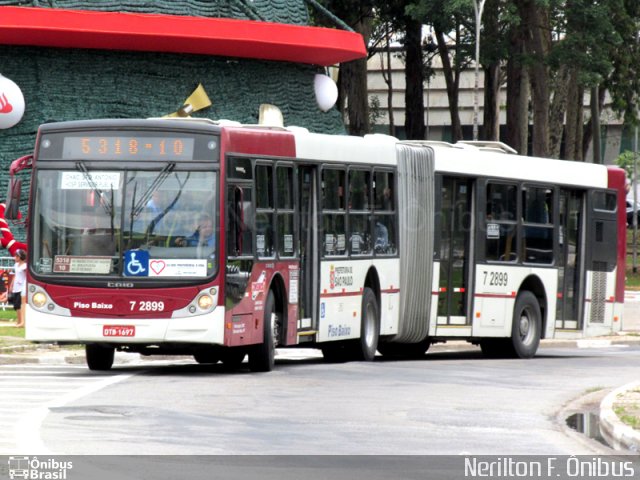 Viação Campo Belo 7 2899 na cidade de São Paulo, São Paulo, Brasil, por Nerilton F.  ônibus. Número da foto: #770610.
