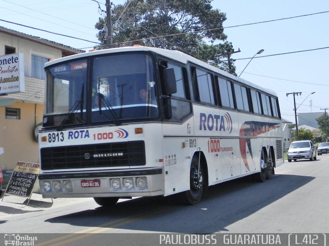 Rota 1000 Turismo 8913 na cidade de Guaratuba, Paraná, Brasil, por Paulobuss  Guaratuba. ID da foto: 769656.