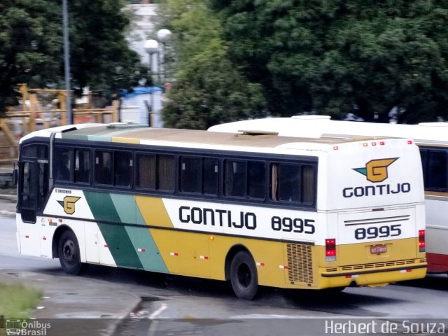 Empresa Gontijo de Transportes 8995 na cidade de Belo Horizonte, Minas Gerais, Brasil, por Herbert de Souza. ID da foto: 769895.